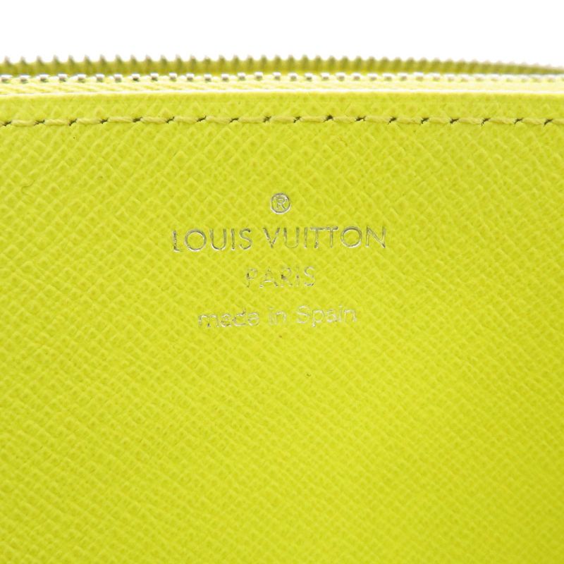 Louis Vuitton Zippy Wallet Epi M60436 Epi Leather Yellow Long Wallet Yellow LV