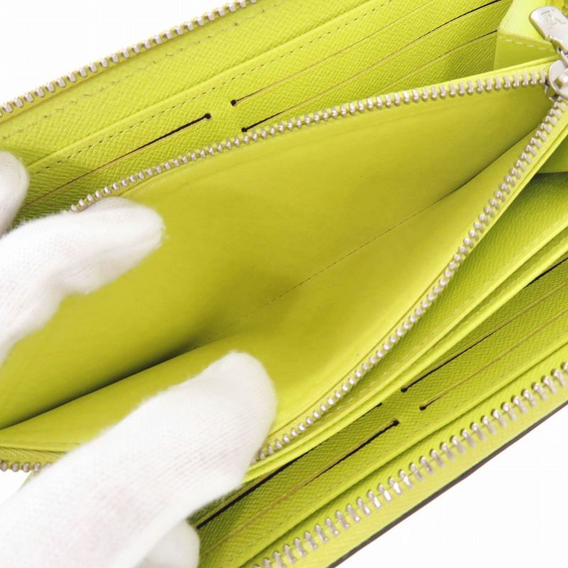 Louis Vuitton Zippy Wallet Epi M60436 Epi Leather Yellow Long Wallet Yellow LV