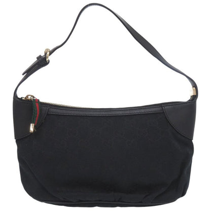Gucci 224093 GG Canvas Black Handbag Black 0935 Gucci