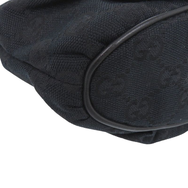 Gucci 224093 GG Canvas Black Handbag Black 0935 Gucci