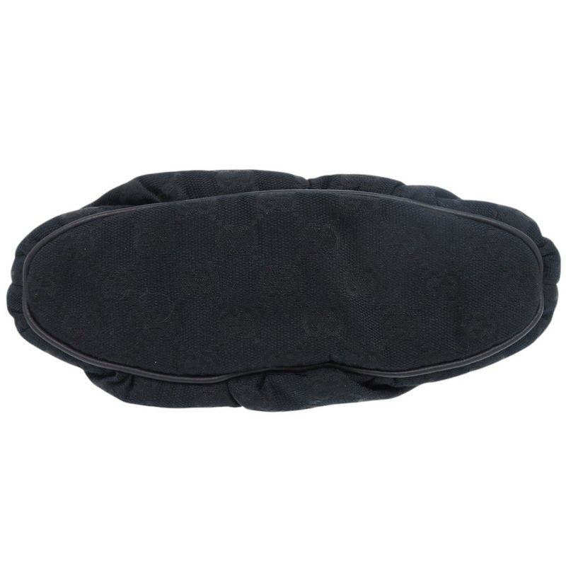 Gucci 224093 GG Canvas Black Handbag Black 0935 Gucci