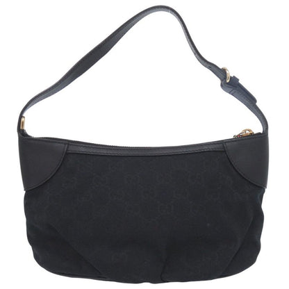 Gucci 224093 GG Canvas Black Handbag Black 0935 Gucci