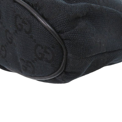 Gucci 224093 GG Canvas Black Handbag Black 0935 Gucci