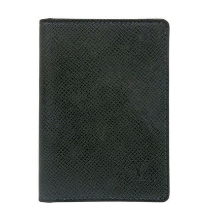 Louis Vuitton Porte 2 Carte Vertical M30494 Taiga Epi Cair Pass Case Green LV