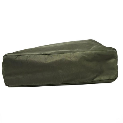 Prada Tote Bag - Dark Green and Dark Brown