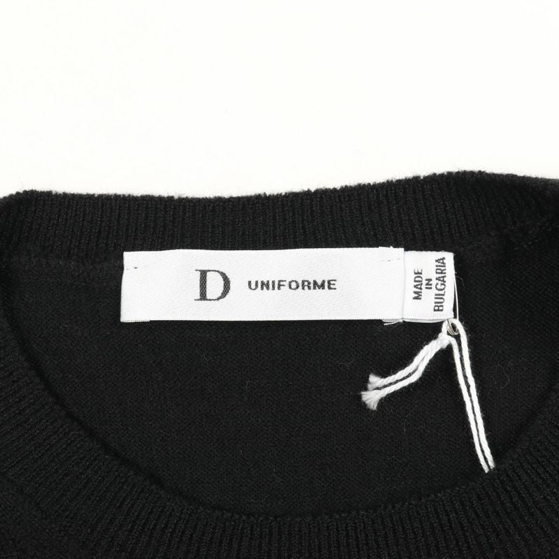 Christian Dior Knit D Uniforme Bee Embroidery 1u4s04am790 Black Wool T-Shirt
