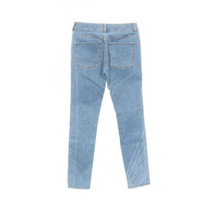Chanel Denim Pants Coco Mark Button P47726v35865 Blue Cotton Denim Ladies Used a
