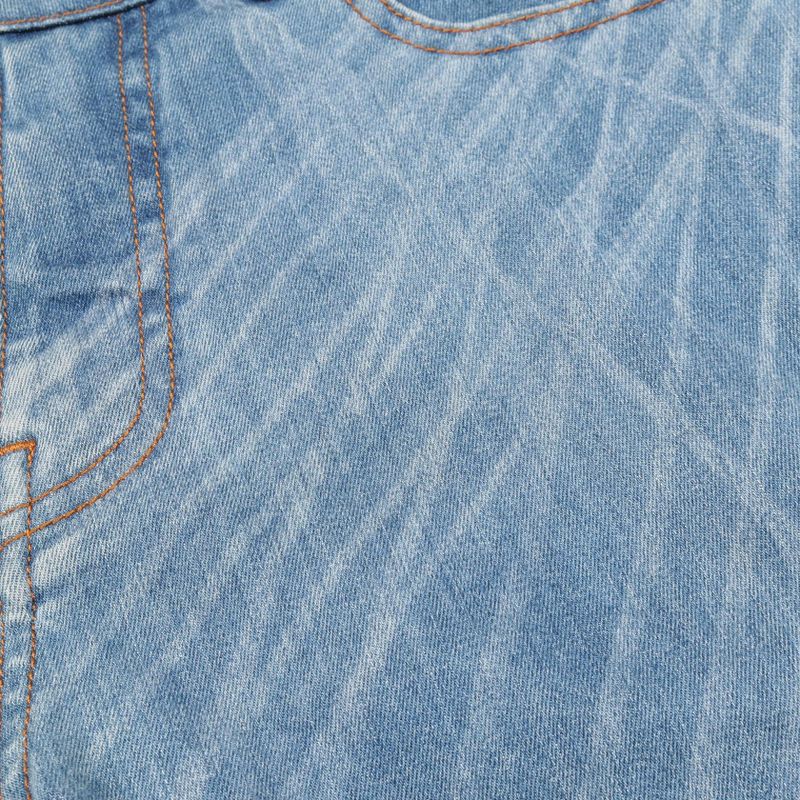 Chanel Denim Pants Coco Mark Button P47726v35865 Blue Cotton Denim Ladies Used a
