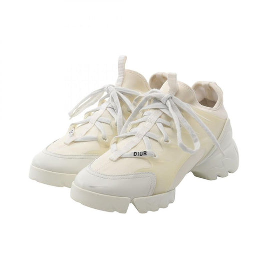 Christian Dior Sneakers D-Connect White Leather D-Connect Sneakers Women Used B