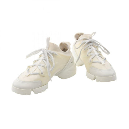 Christian Dior Sneakers D-Connect White Leather D-Connect Sneakers Women Used B