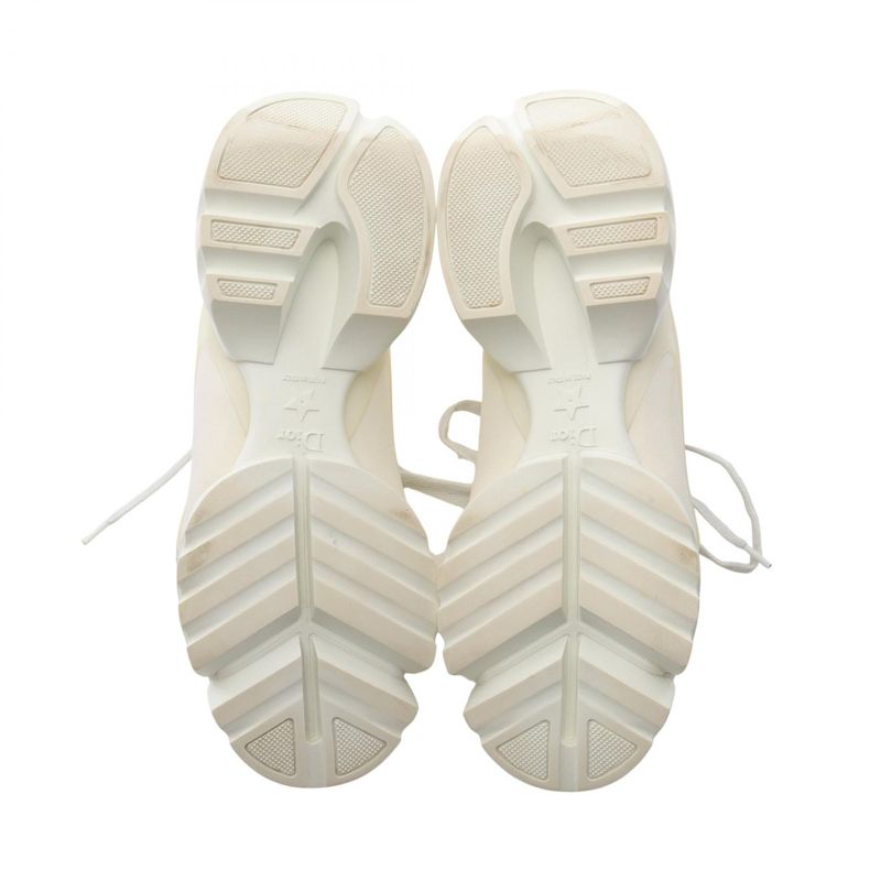 Christian Dior Sneakers D-Connect White Leather D-Connect Sneakers Women Used B