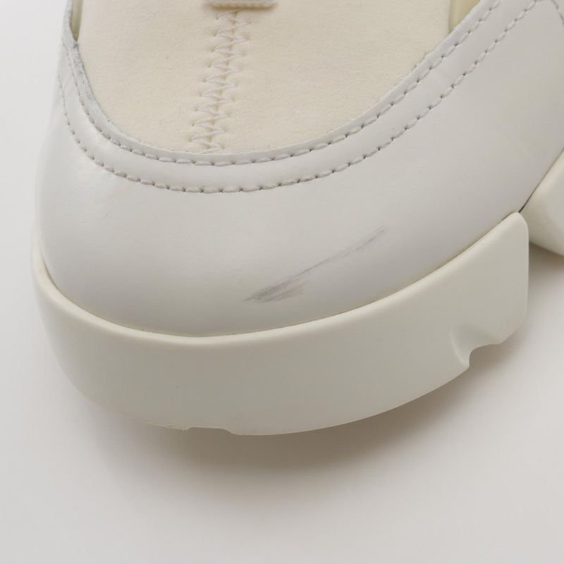 Christian Dior Sneakers D-Connect White Leather D-Connect Sneakers Women Used B