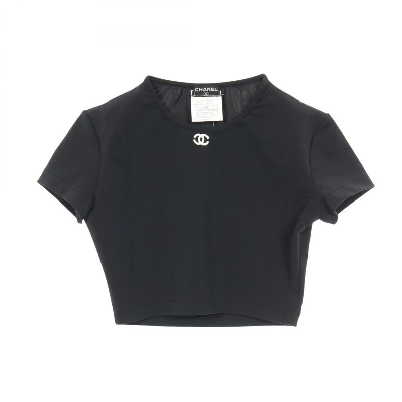 Chanel Cut and Sew Coco Mark Po5010vo3909 Black Other Cut and Sew Ladies Used a