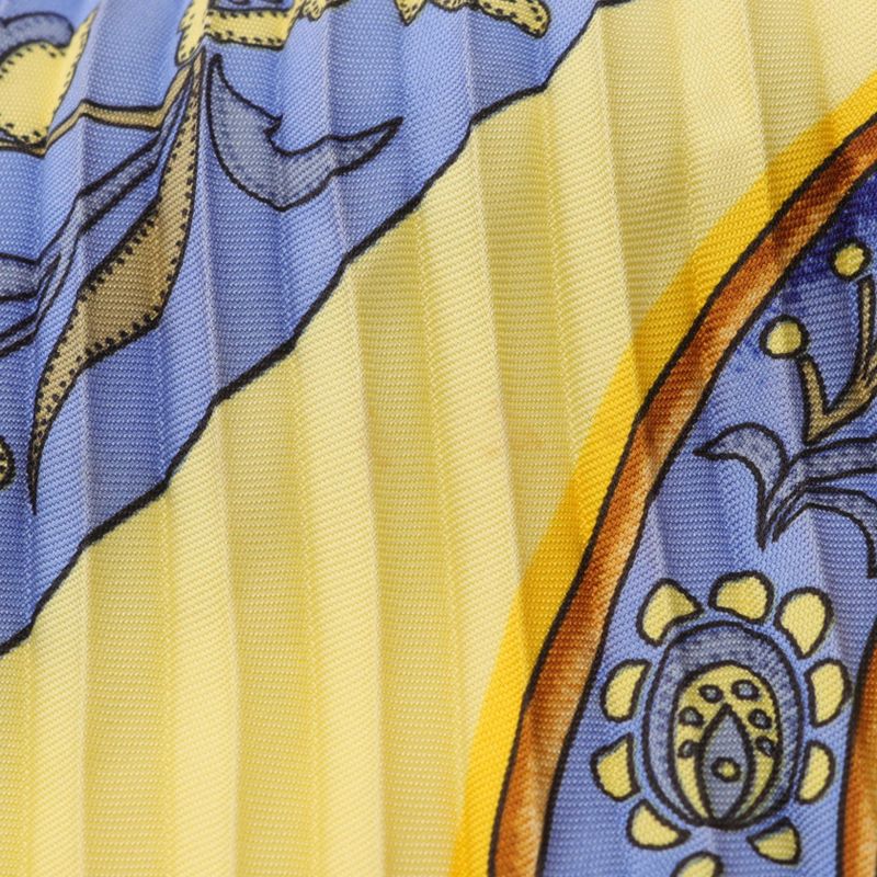 Hermes Scarf Carre Presse Festival Silk Carré 90 Ladies Used B