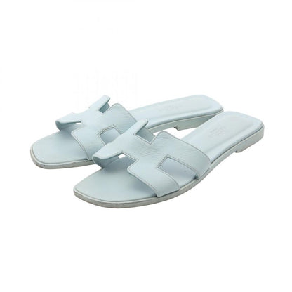 Hermes Mules Oran Leather Oran Sandals Women's Used C