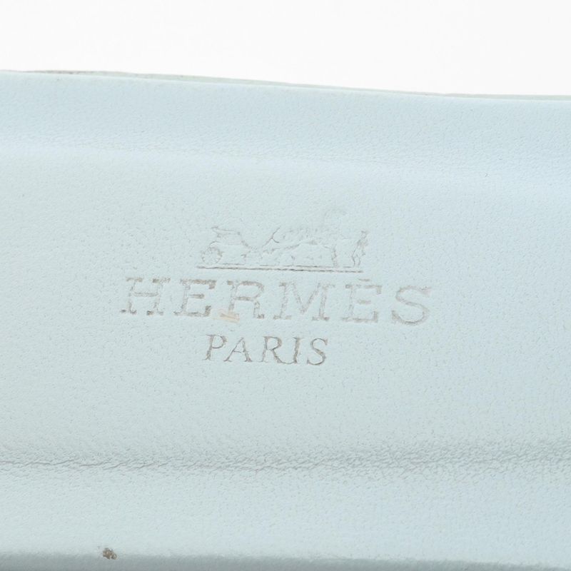 Hermes Mules Oran Leather Oran Sandals Women's Used C