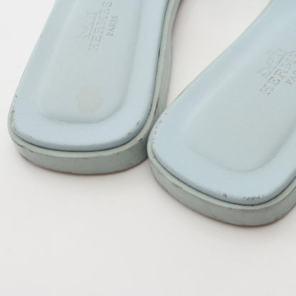 Hermes Mules Oran Leather Oran Sandals Women's Used C