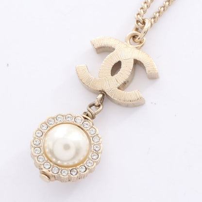 Chanel Necklace Coco Mark GP (gold Plated) Necklace Ladies Used a