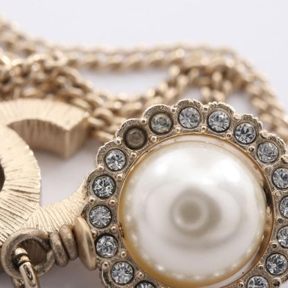 Chanel Necklace Coco Mark GP (gold Plated) Necklace Ladies Used a