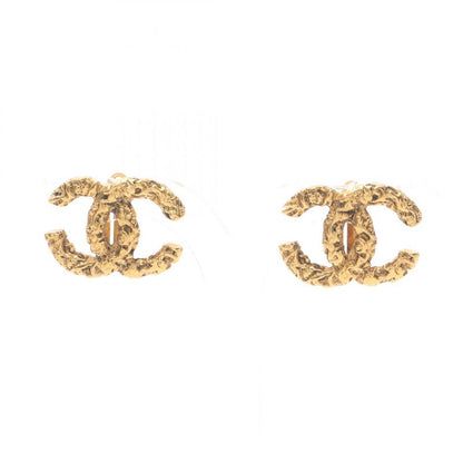 Chanel Earring Coco Mark GP (gold Plated) Earring Ladies Used a