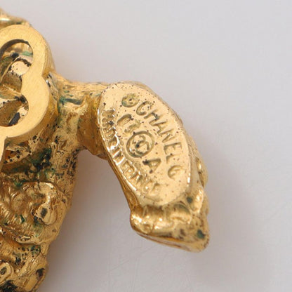 Chanel Earring Coco Mark GP (gold Plated) Earring Ladies Used a