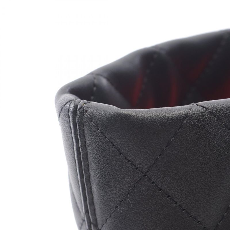 Chanel Tote Bag Cambon Line Large Black Enamel Leather Cambon Large Tote Women