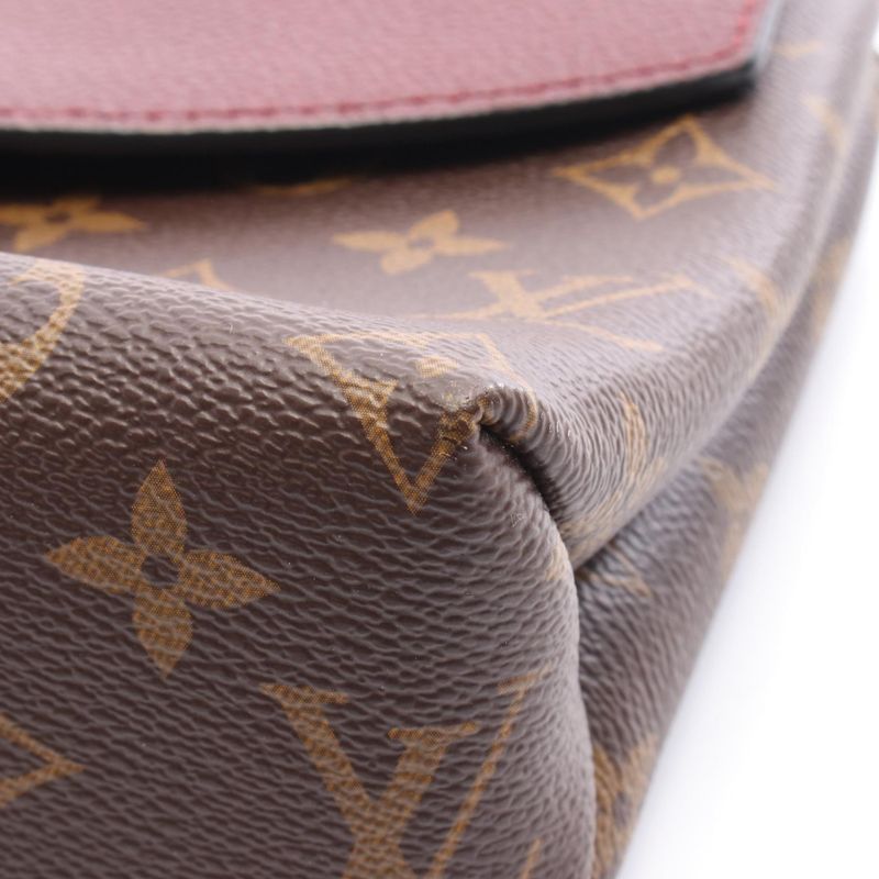 Louis Vuitton Shoulder Bag Saint Placide Monogram M43715 Marron Bordeaux PVC