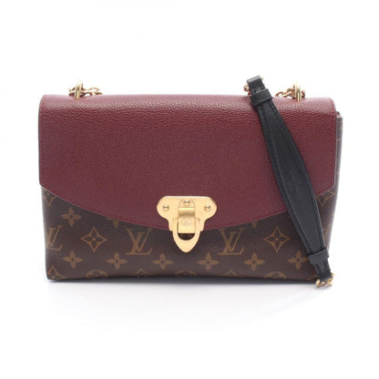 Louis Vuitton Shoulder Bag Saint Placide Monogram M43715 Marron Bordeaux PVC
