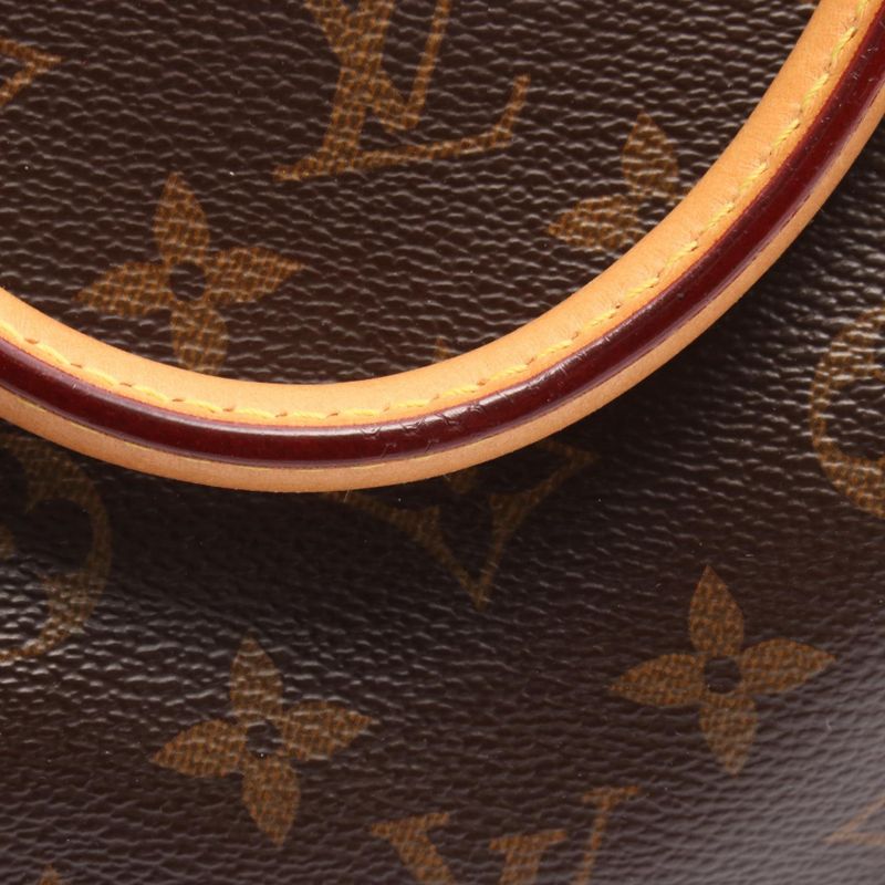 Louis Vuitton Handbag Turen PM Monogram M48813 PVC Coated Canvas Leather Turen