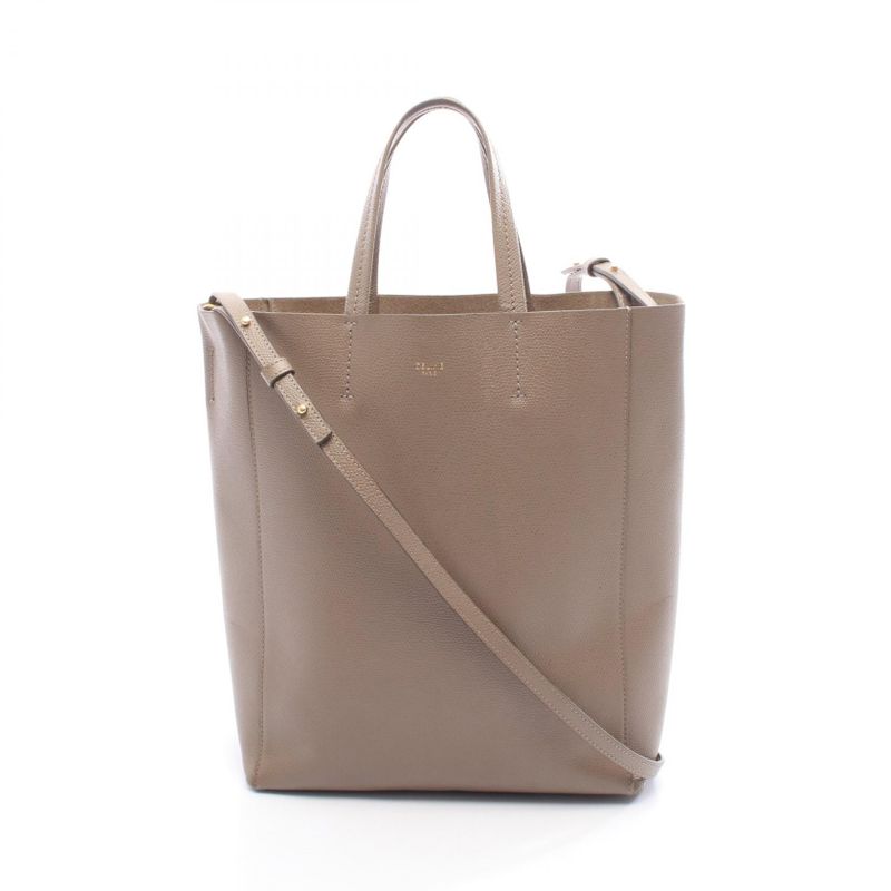 Celine Tote Bag Vertical Small Cabas 189813 Glaze Leather Vertical Cabas Small