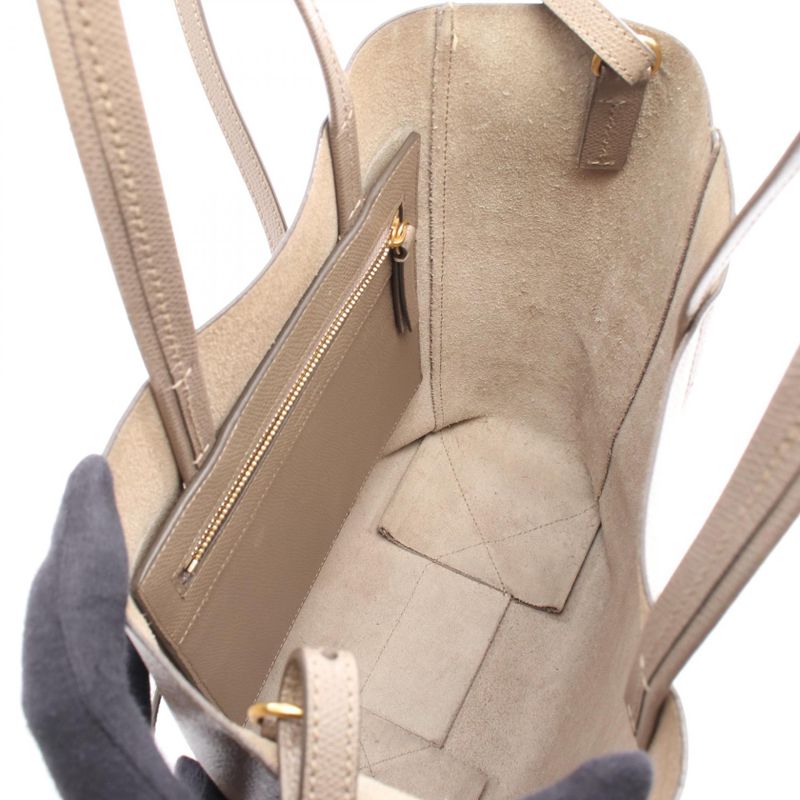 Celine Tote Bag Vertical Small Cabas 189813 Glaze Leather Vertical Cabas Small