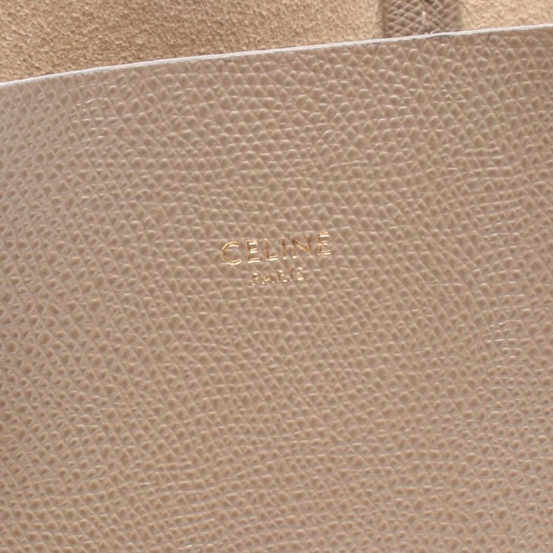 Celine Tote Bag Vertical Small Cabas 189813 Glaze Leather Vertical Cabas Small