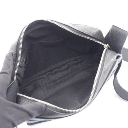 Loewe Shoulder Bag Military Messenger Bag XS Blue Black Green Wool Leather