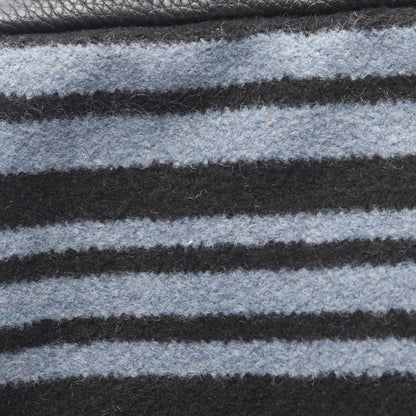 Loewe Shoulder Bag Military Messenger Bag XS Blue Black Green Wool Leather