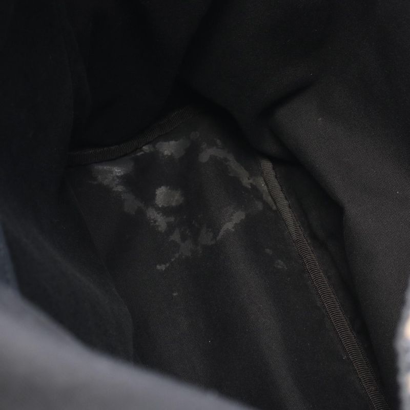 Christian Dior Backpack Sac Backpack Oblique Beige Navy Nylon Leather Oblique