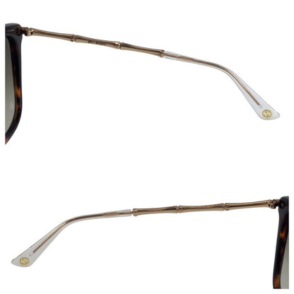 Gucci Brown Gold Metal Plastic 11a3f3m Unisex Mens Unisex Sunglass Es 506458