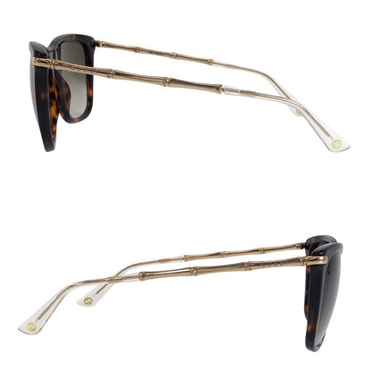 Gucci Brown Gold Metal Plastic 11a3f3m Unisex Mens Unisex Sunglass Es 506458