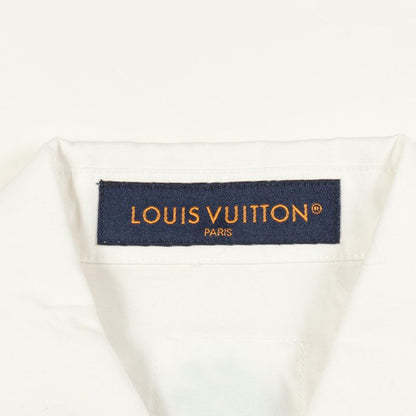 Louis Vuitton Flower Embroidery Rm241 Ike Hqs85w Cotton Shirt Men's Used a