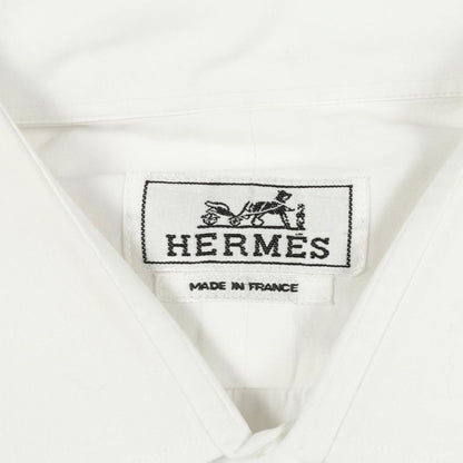Hermes Serie Button Cotton Shirt Men's Used B