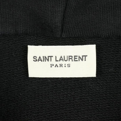 Saint Laurent Paris Hoodie Signature Crop Hoodie 464581yb2pg Cotton Hoodie Men