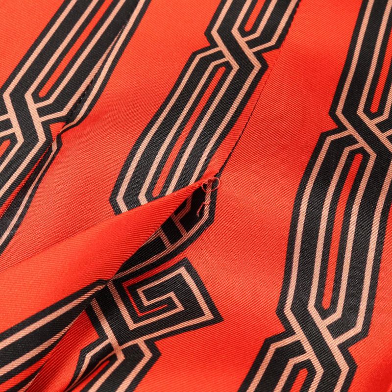 Gucci Skirt Pleated Silk Cotton Skirt Women Used a