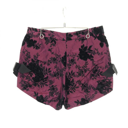 Christian Dior Pants Short Burgundy Silk Pants Women's Used a