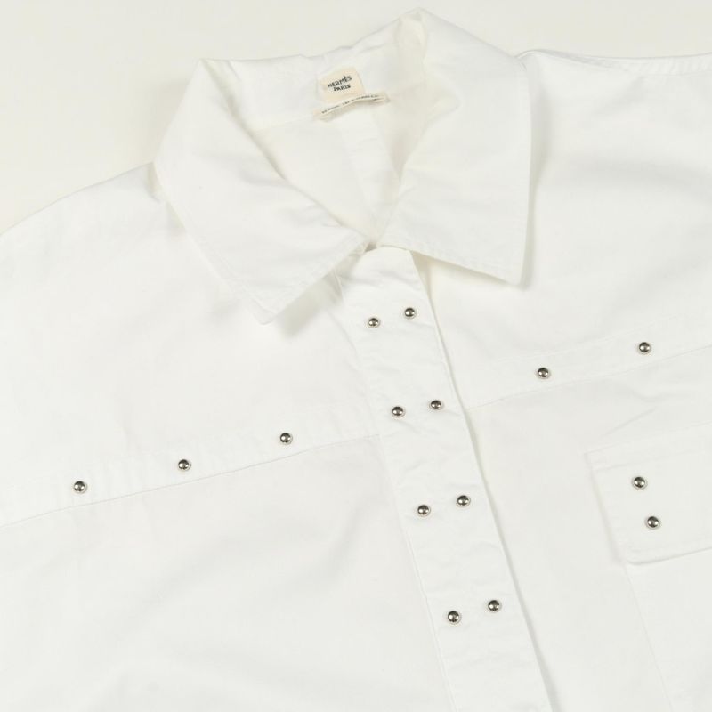 Hermes 2e0615d4 Cotton Shirt Ladies Used B