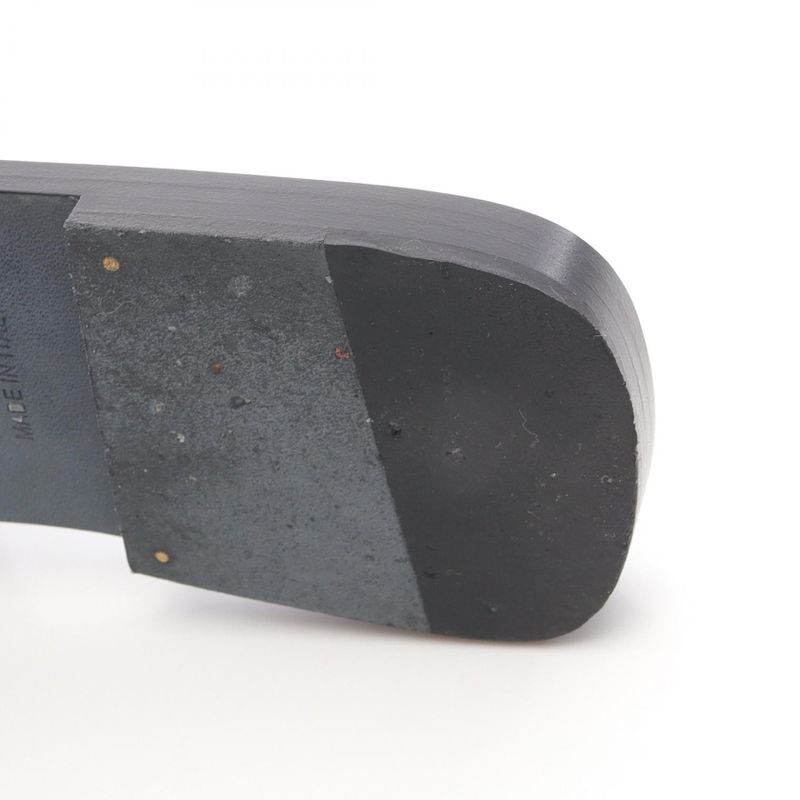 Hermes Sandals Oran H021056z Calf Leather Sandals Women Used a