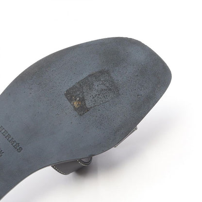 Hermes Sandals Oran H021056z Calf Leather Sandals Women Used a