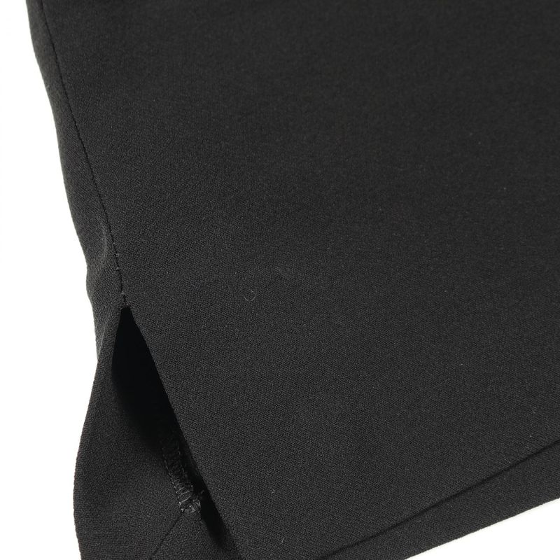 Fendi Polo Shirt Black Silk Blouse Women's Used a