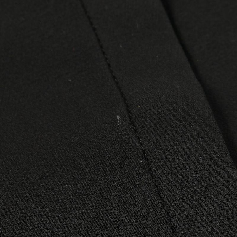 Fendi Polo Shirt Black Silk Blouse Women's Used a