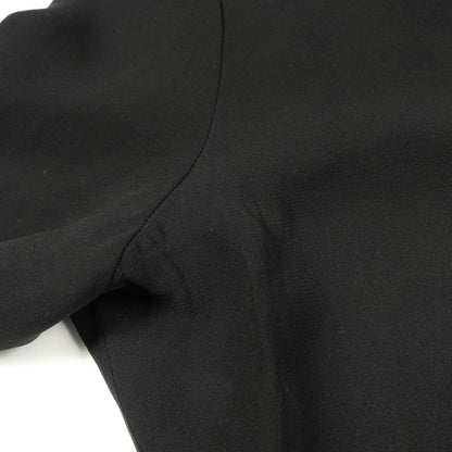 Fendi Polo Shirt Black Silk Blouse Women's Used a