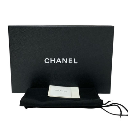 Chanel Sandals Shoes Leather Red Gold Here Mark Chain Strap Thong