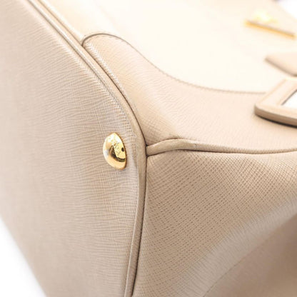 Prada Handbag Galleria B1786s Gray Saffiano Leather Galleria 2way Shoulder